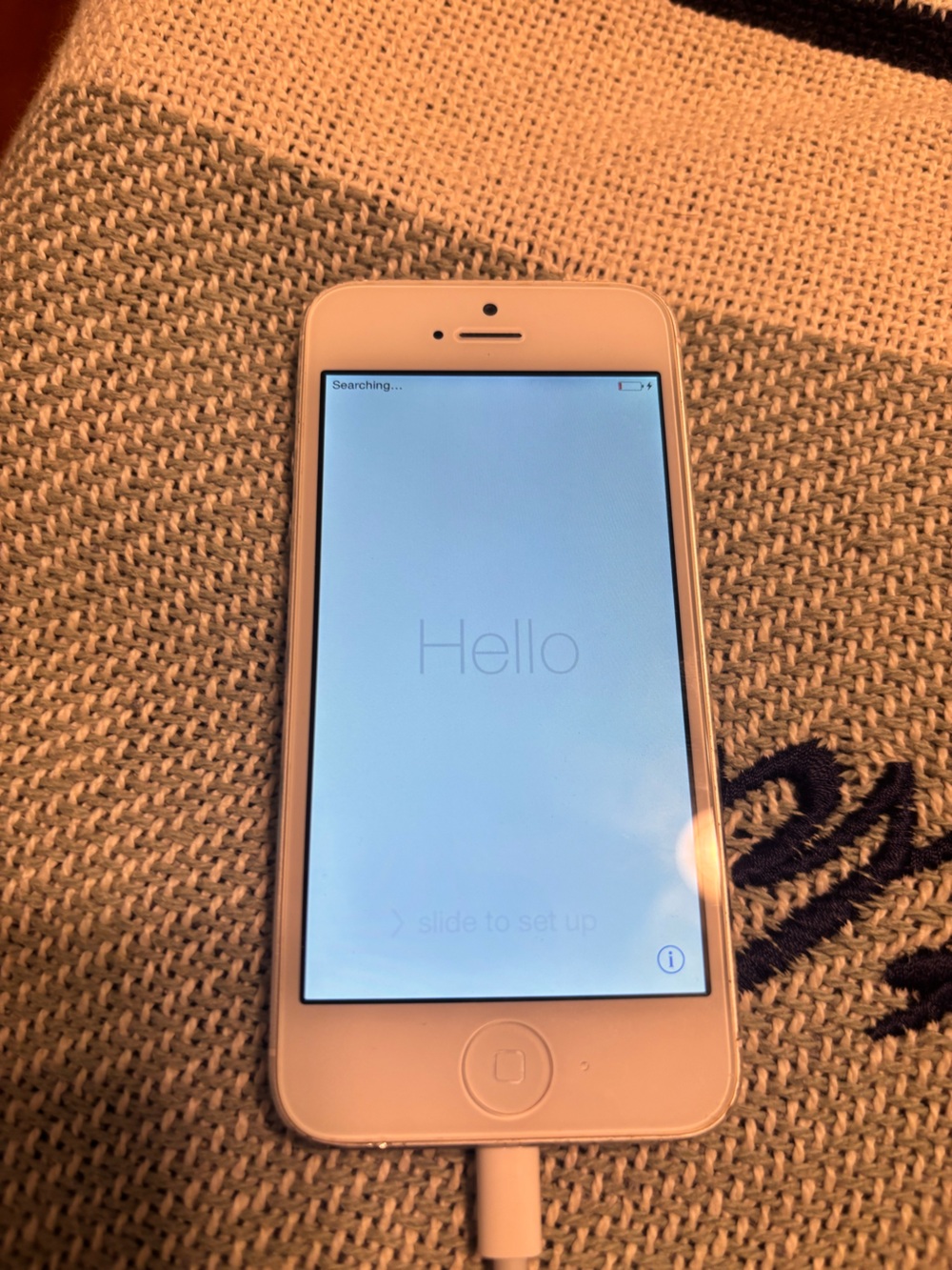 Apple iPhone White Silver Front Display